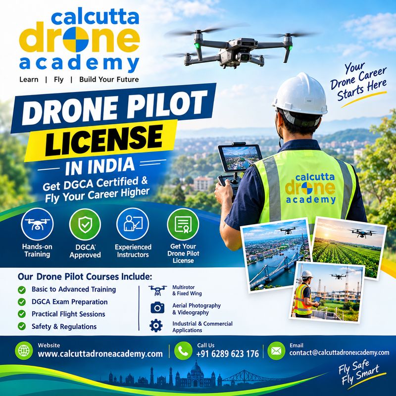 Drone Pilot License India Training at Calcutta Drone Academy